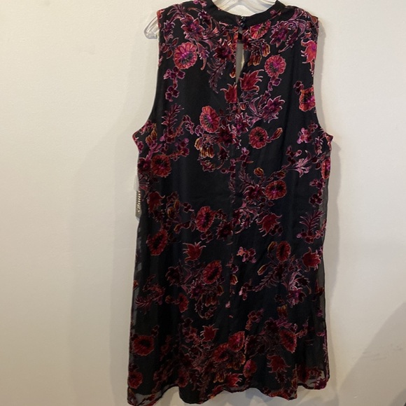 LUXOLOGY Women’s Sleeveless Floral Midi Dress Size 24 - Picture 9 of 11